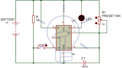 1-15 minute timer Circuit-Diagram