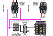 Toggle between Two Heat Pumps using 240V Twin Timer