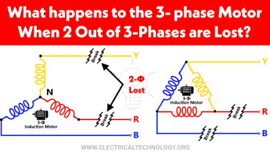 What happens to the 3-Phase Motor When 2 Out of 3 Phases are Lost